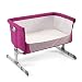 Chicco Next2Me Side-Sleeping Crib (Fuscia) With Free Organic Fitted Sheet
