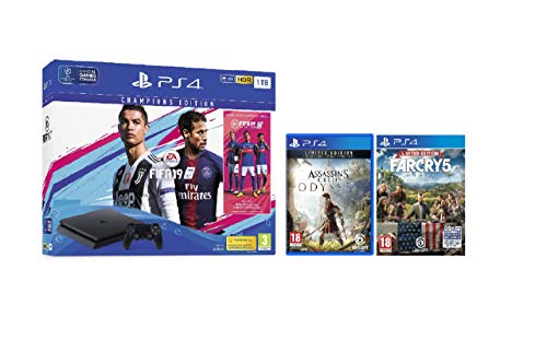 Fifa 19 Champions Edition 1tb Ps4 Assasins Creed Odyssey Limited