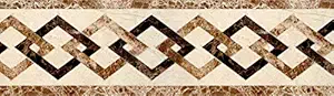 WallDesign Vinyl Geography Wall Wall Border Trim, (Multicolour, 3 x 120 x 0.1 inches)