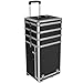 Produktbild TecTake® Kosmetikkoffer Pilotenkoffer Beauty Koffer Schminkkoffer Trolley Friseurkoffer schwarz