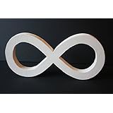 Wanddeko Unendlichkeitszeichen aus Holz