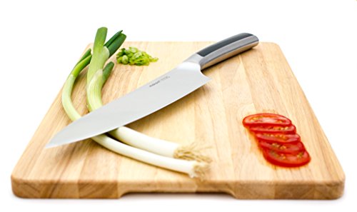 makami Master Chefmesser – extrascharfes massives Kochmesser mit Griff aus Edelstahl in edler Geschenkverpackung - 6