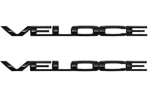 GRFIT Car Lettering Decorazione Logo Veloce, per Alfa Romeo Giulia Stelvio Sostituzione Logo Adesivo 3D per Auto,Black