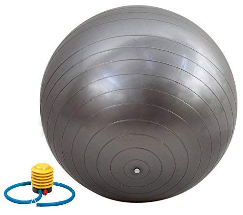 Tiunyeah Pelota de Ejercicio de PVC Anti explosión, balón de Yoga Suizo, balón de Entrenamiento de Estabilidad, Extra Grueso, Fuerza del núcleo, Pelota Duradera + Bomba Gratis