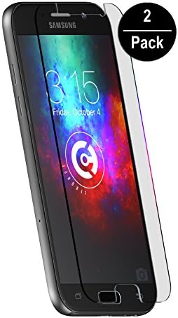 2 x cTRON21® Samsung Galaxy A5 2017 Tempered Glass Anti Blister Protector Film Tempered Glass Screen Protector