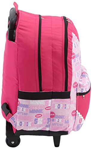 MINNIE Sac à Dos Enfants Sac à Dos avec 2 Compartiments Trolley 52 cm (rouge)