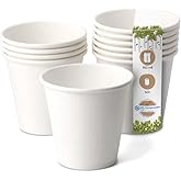 BIOZOYG Bicchierini Caffè Carta 100ml - 50 Pezzi Nero, Ø62mm, Senza Plastica, Sostenibili - Foto 5