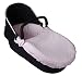 Clair de Lune Marshmallow Cozy Carry Cot Covers (Pink)