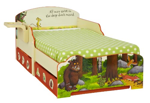 The Gruffalo Toddler Bed with Underbed Storage and Shelf