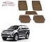 Auto Pearl Autopearl - Premium Quality Heavy Duty 5Pc Pvc Rubber Car Floor Mat 6604 Beige For - Mitsubishi Pajero Sport RS.1299.00