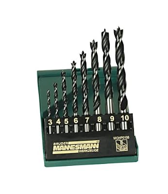 Brüder Mannesmann Mannesmann - M54308 - Coffret de mèches à bois pro - 8 pièces
