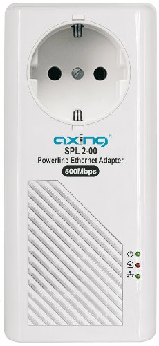 Preisvergleich Produktbild Axing SPL 2-01 Powerline Ethernet Adapter (500Mbps) zur Nachrüstung