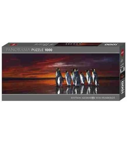 Heye Panorama Puzzle – 1000 Piece Polar Lights Humboldt Scene, Premium Jigsaw For Adults