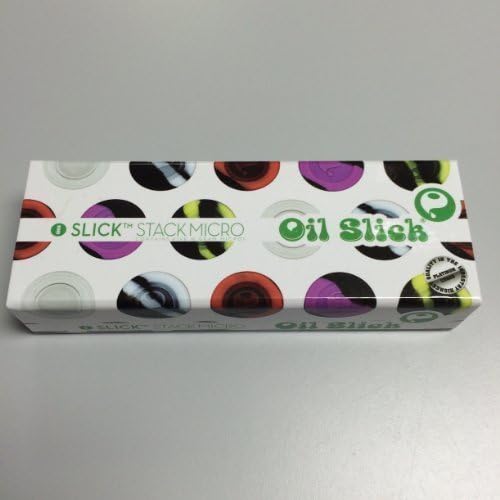 Oil Slick Stack Micro Non Stick Concentrate Containers - Pack of 5 Mini Storage Jars