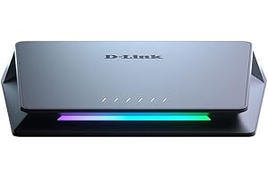 D-Link DMS-106XT Switch non gestito multi-Gigabit a 6 porte, con 5x Porte Ethernet 2,5 G e 1x Uplink 10 Gigabit, Struttura in lega di alluminio, Senza ventola, Modalità Turbo, Snooping IGMP, QoS