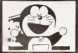  Póster Doraemon Grafiti Hecho A Mano - Handmade Street Art - Artwork