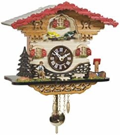 TrenkleKuckulino Black Forest Clock Swiss House with quartz movement and cuckoo chime TU 2058 PQ