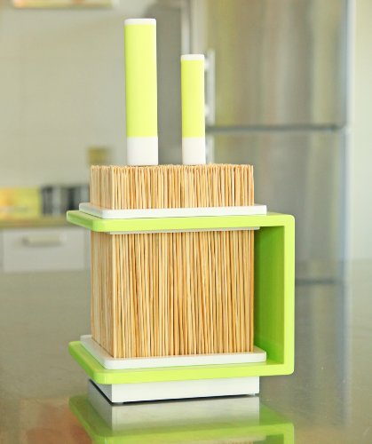 Cookut FAKIRG Messerblock, Bambusholz, Grün - 3