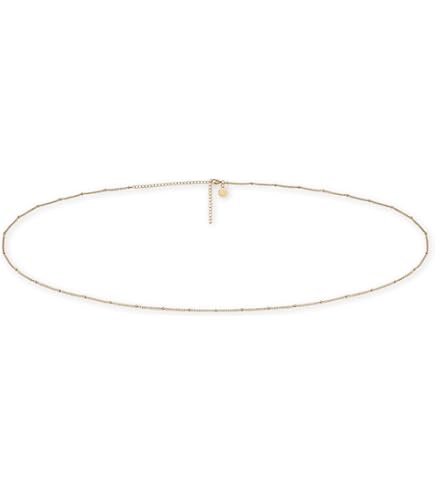 Irikdescia® Chaîne De Taille Plaqué Or 18K Multicouche – Bijoux De Corps Réglable Avec Zircones, Coffret Cadeau Inclus
