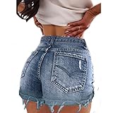 pantaloncini a jeans