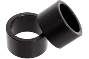 KHEBIKES KHE Paire d'adaptateurs BMX Peg pour essieux Noir 14 mm à 10 mm