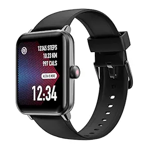 Smart Watch For Karbonn Aura Note Play, Karbonn K9 Kavach 4G, Karbonn A40 Indian, Karbonn Aura Note 2 Original Fit Pro 2 Full Touch Control Smart Watch with 35g Weight & Upgraded LCD Display,IP68 Waterproof,Heart Rate Monitor,Sleep & Step Tracker,Call & Mes