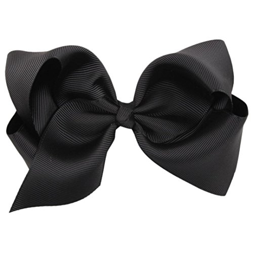 Oyedens Big Bow Hairpins Hair Clips for Children Kids Girls Hair Accessories (Black)