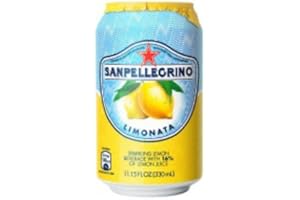 SAN PELLEGRINO Sanpellegrino Limonata Juice 33cl Can Single Fizzy Drink 330ml Case of 24