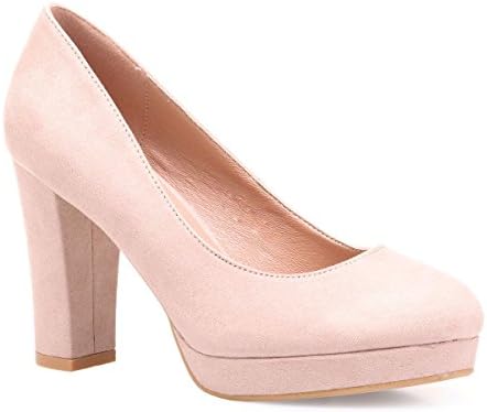 La Modeuse Girls’ Court Shoes Pink Size: 4