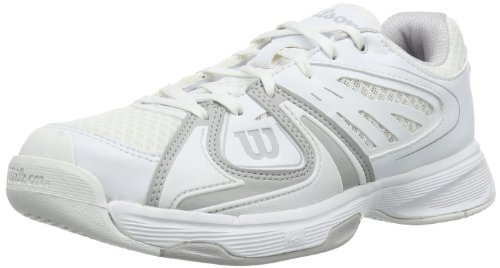 Wilson RUSH 2 W WHITE/STEEL GREY/WHITE - Zapatillas De Tenis de material sintético mujer, color multicolor, talla 41 1/3