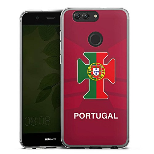Huawei Nova 2 Silikon Hülle Case Schutzhülle Portugal EM Trikot Fußball Europameisterschaft
