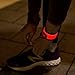 Produktbild LED Armband joggen - Sportleuchte - Sicherheit beim Jogging Laufen Fahrrad - Helles Licht - Leuchtarmband Blinklicht orange