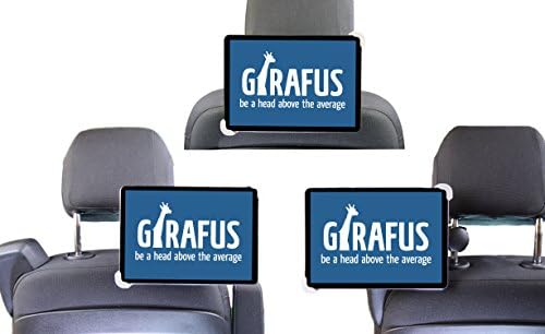 Girafus Headrest Mount 360 ° Rotatable Car Truck Car Headrest for iPad / Galaxy Tab and many more from 7 to 10.5 inch Tablets Tablet can be operated from front seat