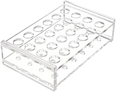 Pomineer Plastic Testing Tubes Rack Holder Storage