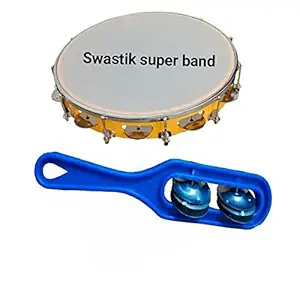 Swastik super band (ssb07) - Tambourine fibre with plastic head size 8