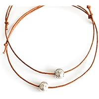 Freundschaftsarmbänder silberner Buddha