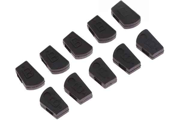 10 st gummihammare för elektriska pianomodeller PX120 PX150 PX160 PX330 PX350 PX860 AP200 CDP100 CDP200, svarta och vita tang