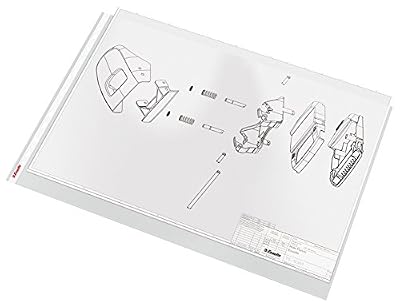 Esselte 47182 Sachet de 10 Pochettes perforées A3 Transparent