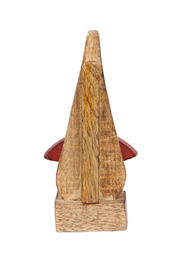 Schrullige handgefertigte „Nase Shaped“ Brillenhalter Palisander Brillen Sonnenbrillen Halter Stand fur zu Hause und Buro Dekor (Nasenform braun1) - 3