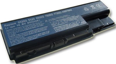 Vinitech Akku mit 11,1V 4400mAh für Acer AS07B61, AS07B71, AS07B72, AS07B31, AS07B32, AS07B41, AS07B42, AS07B51, 5710G, 5930, 5920G, 6530, 6920, 6930, 6935, 7720G, 7720-Z, 7730Z, 7730-Z, 7730ZG, 7730-ZG, 8530, 8730, 8920, 8930