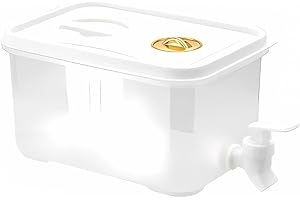 Cymwer 3.5/5/10l Drink Dispenser with Tap,Plastic Juice Drink Dispenser,Large Capacity Fruit Tea Drink Bucket