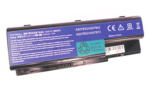 5200mAh 14.8V Ersetzen laptop akku AS07B42 AS07B52 AS07B72 AS07B32 für Acer Extensa 7630G 7630EZ für Acer eMachines E520 E720 G520 G720 Acer TravelMate 7230 7530 7530G 7730 7730G Acer Aspire 5220 5230 5310 5520 5330 5710 5720 5730z 5920 - 2