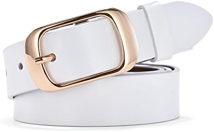 Simplicity 100% Genuine Leather Belts For Women Polished Buckle Plus Size XL