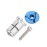 --BREITE ADAPTIONEN: Diese Kopfhörer-Top-Cap-Expander für 1 Zoll (24,5 mm) / 1,25 Zoll (28,6 mm) geeignet. Dies ist ein notwendiges Werkzeug für Fahrradsteuerungszubehör. Vier Farben für Sie zu wählen!
