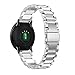 Produktbild Weekendy Edelstahl-Uhrenarmband-Bügel-Metallverschluss-justierbares Handgelenk-Bügel-Ersatz-Armband für Huami Amazfit A1602 ( Farbe : Silver )