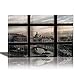 Produktbild Eurographics Venice Fensterbild für Heimdekoration, gerahmt, 61 x 91 cm, 61 x 137 cm, Orange/Grün/Schwarz/Elfenbein/Violett