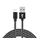 Produktbild USB Typ C Kabel Solotree Super Speed USB Type C Nylon USB Type C Kabel für Samsung Galaxy8/S8, MacBook Pro 2016, HUAWEI P10 usw (Schwarz)