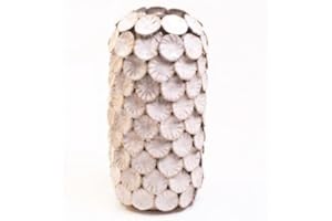 House Doctor Jarrón grande con diseño de lunares, color blanco