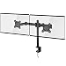 Produktbild SONGMICS Monitor Halterung 2 Verstellbarer Monitorhalter für 13 bis 27 Zoll VESA Monitore 8 kg Tragkraft für jeden Arm mit C-Schraubzwingen/Halterplatten schwarz OMA02BK