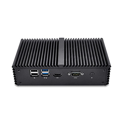 QOTOM-Q310G4 Barebone Mini PC with 4 Gigabit Lan Intel Dual Core 3215U 1.7GHz Dual Core Fanless Computer - 2